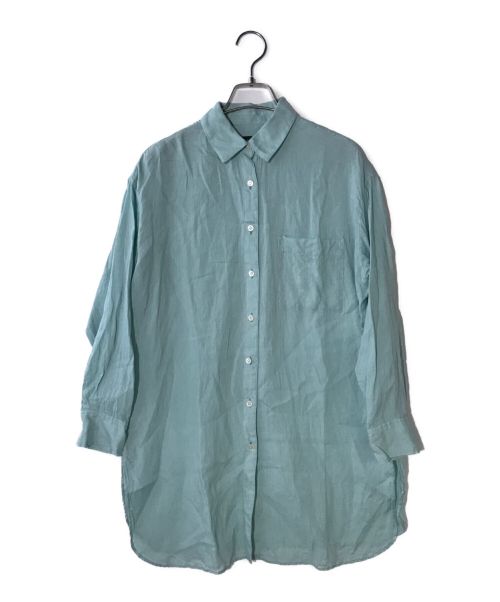 UNTITLED（アンタイトル）UNTITLED (アンタイトル) NALYA リネンブレンドシャツワンピース ブルー サイズ:1の古着・服飾アイテム