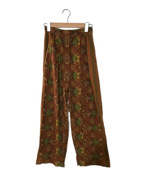 TODAYFUL（トゥデイフル）TODAYFUL (トゥデイフル) African Print Pants ブラウン サイズ:38の古着・服飾アイテム