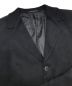 中古・古着 EMPORIO ARMANI (エンポリオアルマーニ) ベロアセットアップスーツ ブラック サイズ:50：9800円