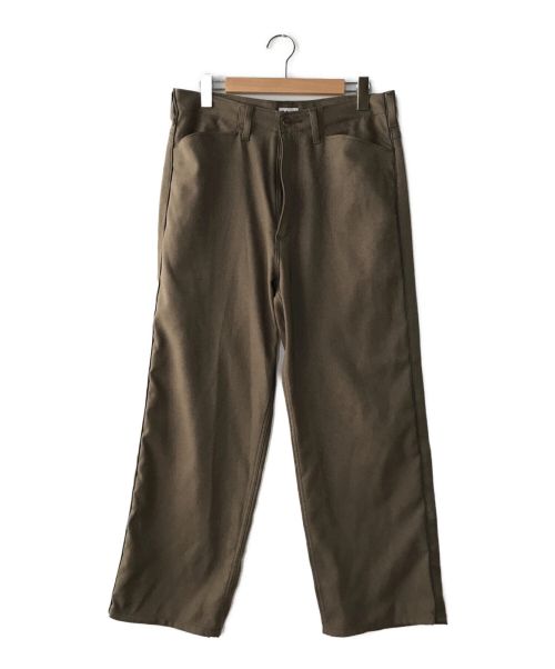Wrangler（ラングラー）Wrangler (ラングラー) Schott (ショット) WRANCHER WIDE DRESS PANTS ブラウン サイズ:Lの古着・服飾アイテム