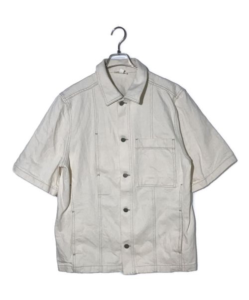 COS（コス）COS (コス) ショートスリーブデニムジャケット アイボリー サイズ:Sの古着・服飾アイテム