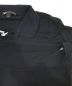 中古・古着 Y-3 (ワイスリー) 袖ロゴ刺繍ポロシャツ ブラック サイズ:XL：4800円