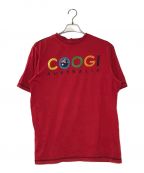 Coogiクージー）の古着「ロゴTシャツ」｜レッド