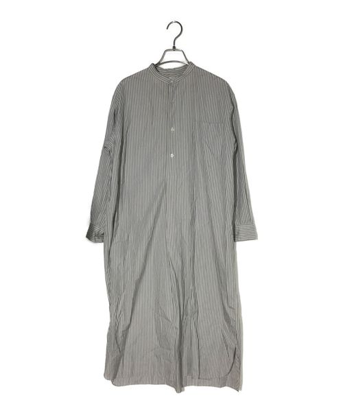 leno（リノ）LENO (リノ) BAND COLLAR PULLOVER DRESS グレーの古着・服飾アイテム