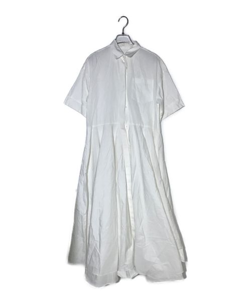 ebure（エブール）ebure (エブール) シャツワンピース ホワイト サイズ:36の古着・服飾アイテム