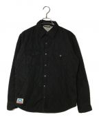 MountainEquipmentマウンテンイクィップメント）の古着「キルティングCPOシャツジャケット」｜ブラック