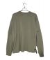 sacai (サカイ) Nylon Twill Cotton Jersey Long Sleeve T-shirt Light Khaki サイズ:3：12000円
