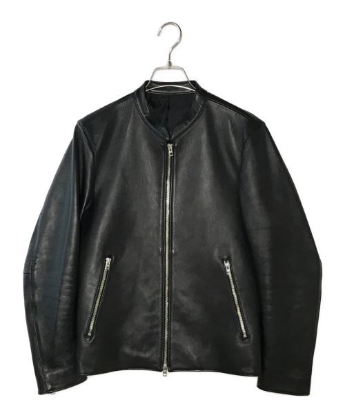 LIDnM（リドム）LIDnM (リドム) ラムレザージャケット ブラック サイズ:Sの古着・服飾アイテム