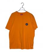 paragraphパラグラフ）の古着「ロゴプリントTシャツ」｜オレンジ
