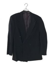 EMPORIO ARMANI（エンポリオアルマーニ）の古着「ダブルテーラードジャケット」｜ブラック