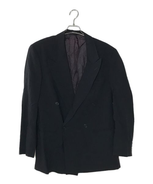 EMPORIO ARMANI（エンポリオアルマーニ）EMPORIO ARMANI (エンポリオアルマーニ) ダブルテーラードジャケット ブラック サイズ:Mの古着・服飾アイテム