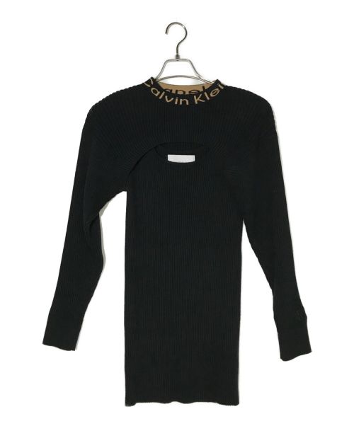 Calvin Klein（カルバンクライン）Calvin Klein (カルバンクライン) アンサンブルニット ブラック サイズ:Sの古着・服飾アイテム