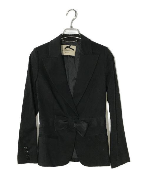 BLUMARINE（ブルマリン）BLUMARINE (ブルマリン) テーラードジャケット ブラック サイズ:表記無しの古着・服飾アイテム