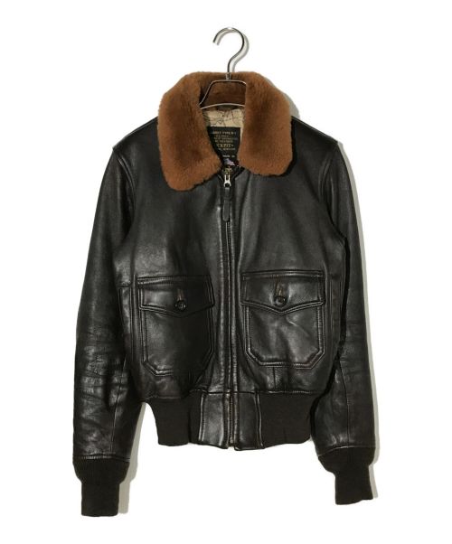 COCKPIT（コックピット）COCKPIT (コックピット) G－1ジャケット ブラウン サイズ:Sの古着・服飾アイテム
