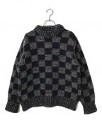 MARNIマルニ）の古着「Checked knit sweater」｜ブラウン