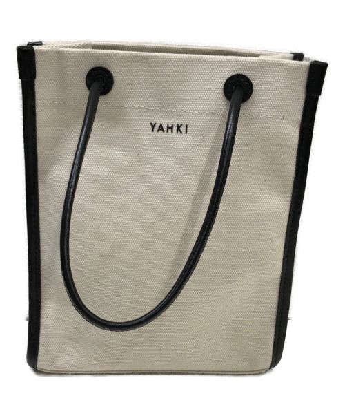 YAHKI（ヤーキ）YAHKI (ヤーキ) ハンドバッグ ベージュの古着・服飾アイテム