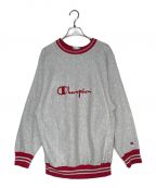 Champion REVERSE WEAVEチャンピオンリバースウィーブ）の古着「90'sロゴ刺繍スウェット」｜グレー