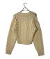 H BEAUTY&YOUTH (エイチ ビューティアンドユース) WOOL ALAN CARDIGAN アイボリー サイズ:-：4800円