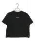 MAISON KITSUNE（メゾンキツネ）の古着「ロゴ刺繍Tシャツ」｜ブラック