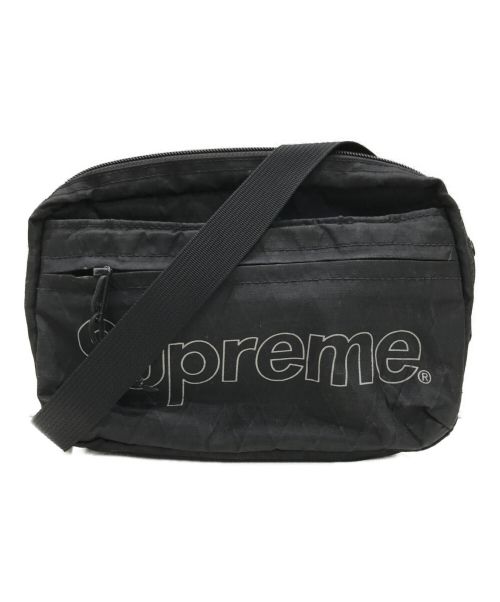 SUPREME（シュプリーム）Supreme (シュプリーム) ロゴショルダーバッグ ブラックの古着・服飾アイテム