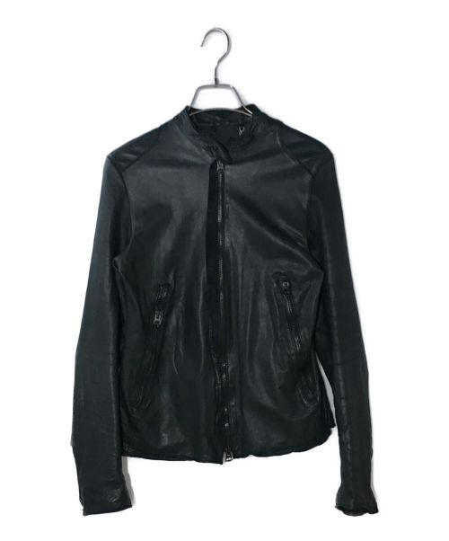 sisii（シシ）sisii (シシ) レザージャケット ブラック サイズ:記載なしの古着・服飾アイテム
