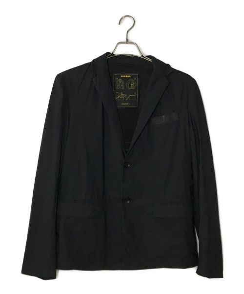 DIESEL（ディーゼル）DIESEL (ディーゼル) テーラードジャケット ブラック サイズ:46の古着・服飾アイテム