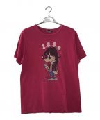 Hysteric Glamourヒステリックグラマー）の古着「プリントTシャツ」｜ピンク