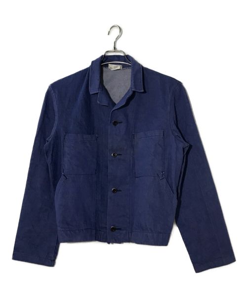 USED（ユーズド）USED (ユーズド) フレンチワークジャケット ブルー サイズ:MEDIUMの古着・服飾アイテム
