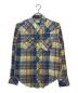 Engineered Garments（エンジニアド ガーメンツ）の古着「フラワーチェックシャツ」｜ネイビー