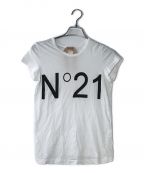 N°21ヌメロヴェントゥーノ）の古着「ロゴプリントTシャツ」｜ホワイト