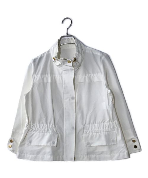 ANAYI（アナイ）ANAYI (アナイ) ナイロンジャケット ホワイト サイズ:38の古着・服飾アイテム