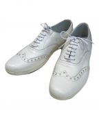travel shoes by chausserトラベルシューズバイショセ）の古着「ウィングチップシューズ」｜ホワイト