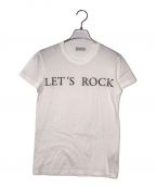 DIOR HOMMEディオール オム）の古着「LET'S ROCK Tシャツ」｜ホワイト