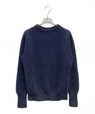 Andersen-Andersen (アンデルセン アンデルセン) フィッシャーマンニット ネイビー サイズ:XS