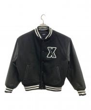 X-LARGE (エクストララージ) スタジャン ブラック サイズ:M
