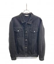 UNUSED (アンユーズド) 13.5OZ DENIM OVERSIZED JACKET ブラック サイズ:2