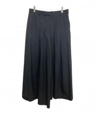 LAD MUSICIAN (ラッドミュージシャン) 2Tuck Wide Flare Slacks ブラック サイズ:46