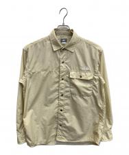 THE NORTH FACE (ザ ノース フェイス) L/S Nuptse Shirt ベージュ サイズ:M