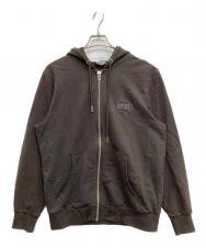 DIESEL (ディーゼル) S-GIRK-HOOD-ZIP-OVAL ダークブラウン サイズ:L