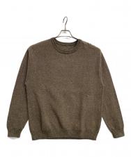 crepuscule (クレプスキュール) LIGHT MOSS STITCH L/S SWEAT ベージュ サイズ:1