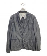 ARMANI COLLEZIONI (アルマーニ コレツィオーニ) コットンテーラードジャケット グレー サイズ:EU52