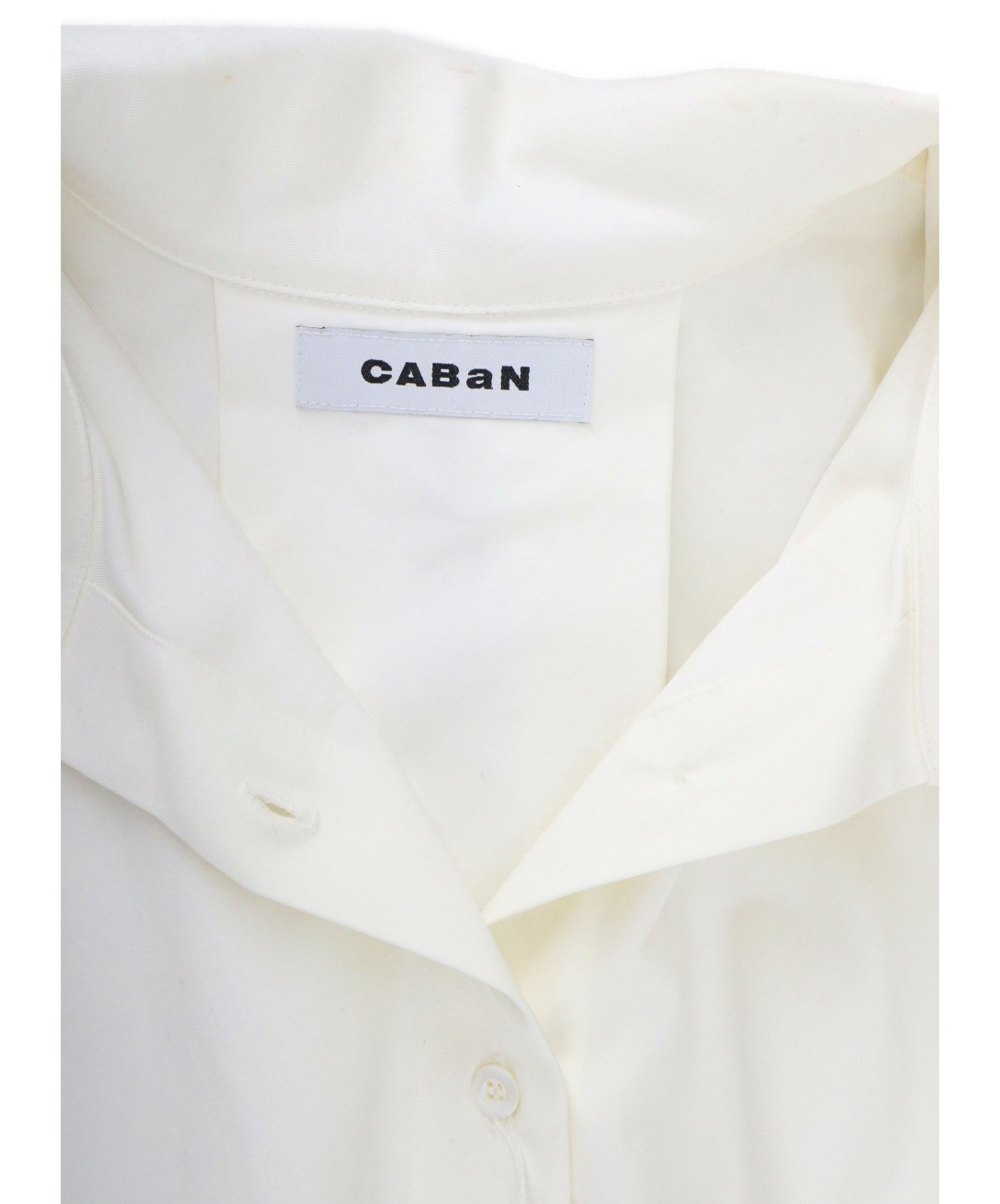 中古 古着通販 Caban キャバン コットンシャツワンピース ホワイト サイズ S M ブランド 古着通販 トレファク公式 Trefac Fashion