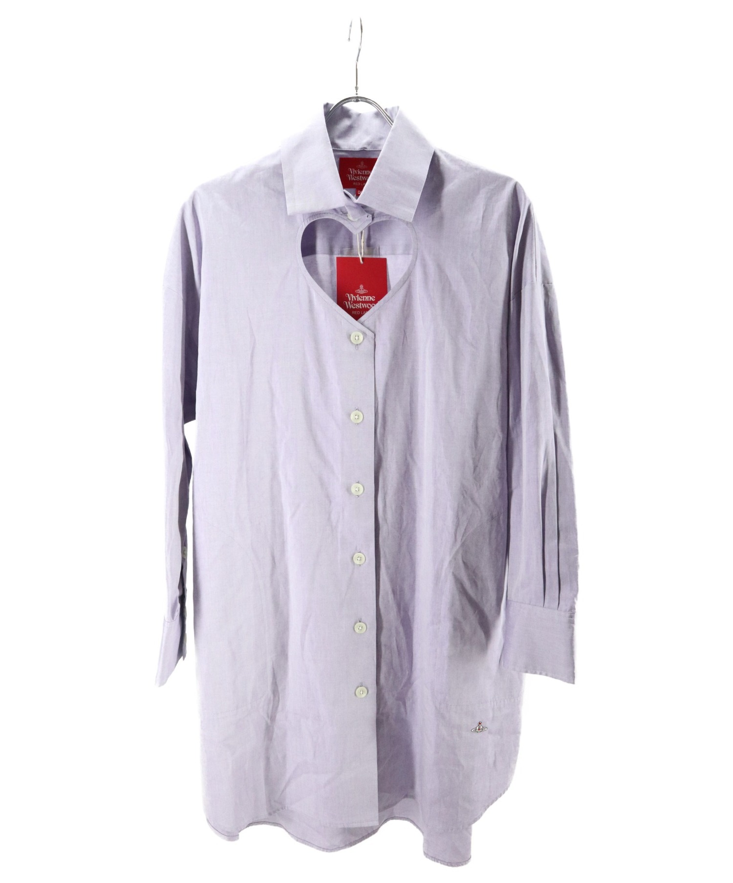 中古 古着通販 Vivienne Westwood Red Label ヴィヴィアンウエストウッドレッドレーベル ラブシャツワンピース パープル 未使用品 ブランド 古着通販 トレファク公式 Trefac Fashion