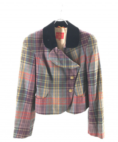 [中古]Vivienne Westwood RED LABEL(ヴィヴィアンウエストウッドレッドレーベル)のレディース スーツ/ネクタイ  チェック柄デザインセットアップスーツ