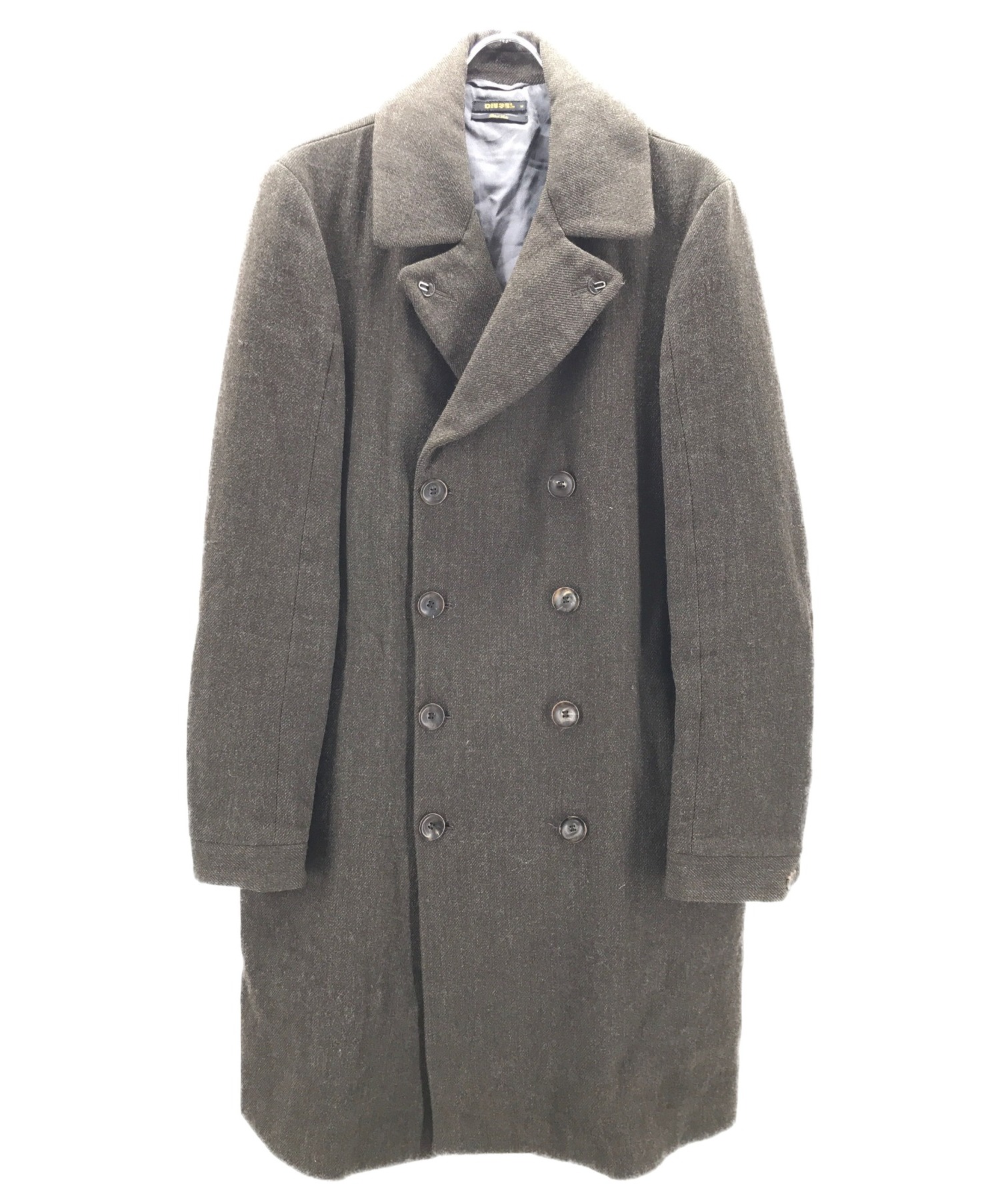 中古 古着通販 Diesel Black Gold ディーゼルブラックゴールド ダブルロングコート ブラウン サイズ M ブランド 古着通販 トレファク公式 Trefac Fashion