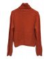 45R (フォーティファイブアール) フロートガーゼのタートルネックセーター オレンジ サイズ:2：7800円