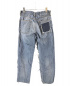 Maison Margiela (メゾンマルジェラ) 再構築リメイクデニム インディゴ サイズ:38  Tapered Blue Jeans：19800円