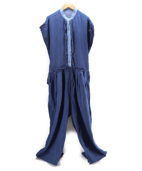 tsumori chisato（ツモリチサト）tsumori chisato (ツモリチサト) インディゴオールインワン ブルー サイズ:3の古着・服飾アイテム