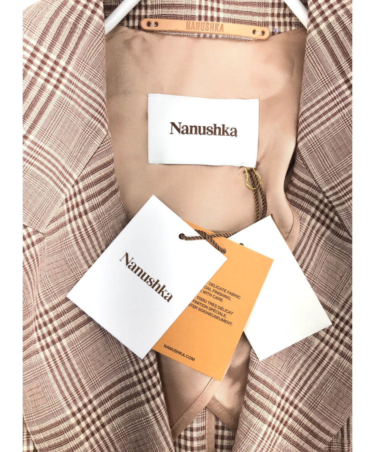 nanushka (ナヌーシュカ) Single Breasted Blazer ブラウン サイズ:S