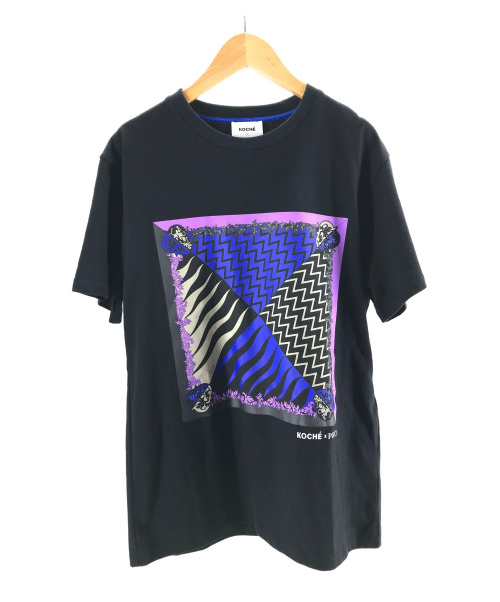 Emilio Pucci×KOCHE (エミリオプッチ×コーシェ) LupaプリントTシャツ ブラック サイズ:XS